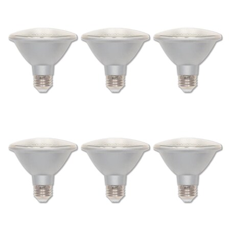 Westinghouse Bulb Fld LED Dimmable 10W 120V PAR30 Srt Nk 3000K Bright White E26 Med Bs, 6PK 5180020